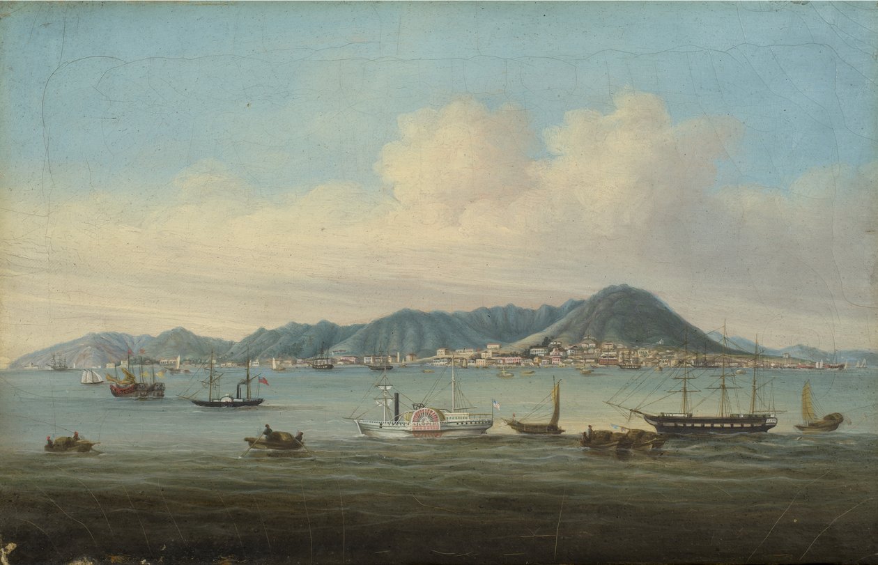 1850年的香港观 作者 美国学校