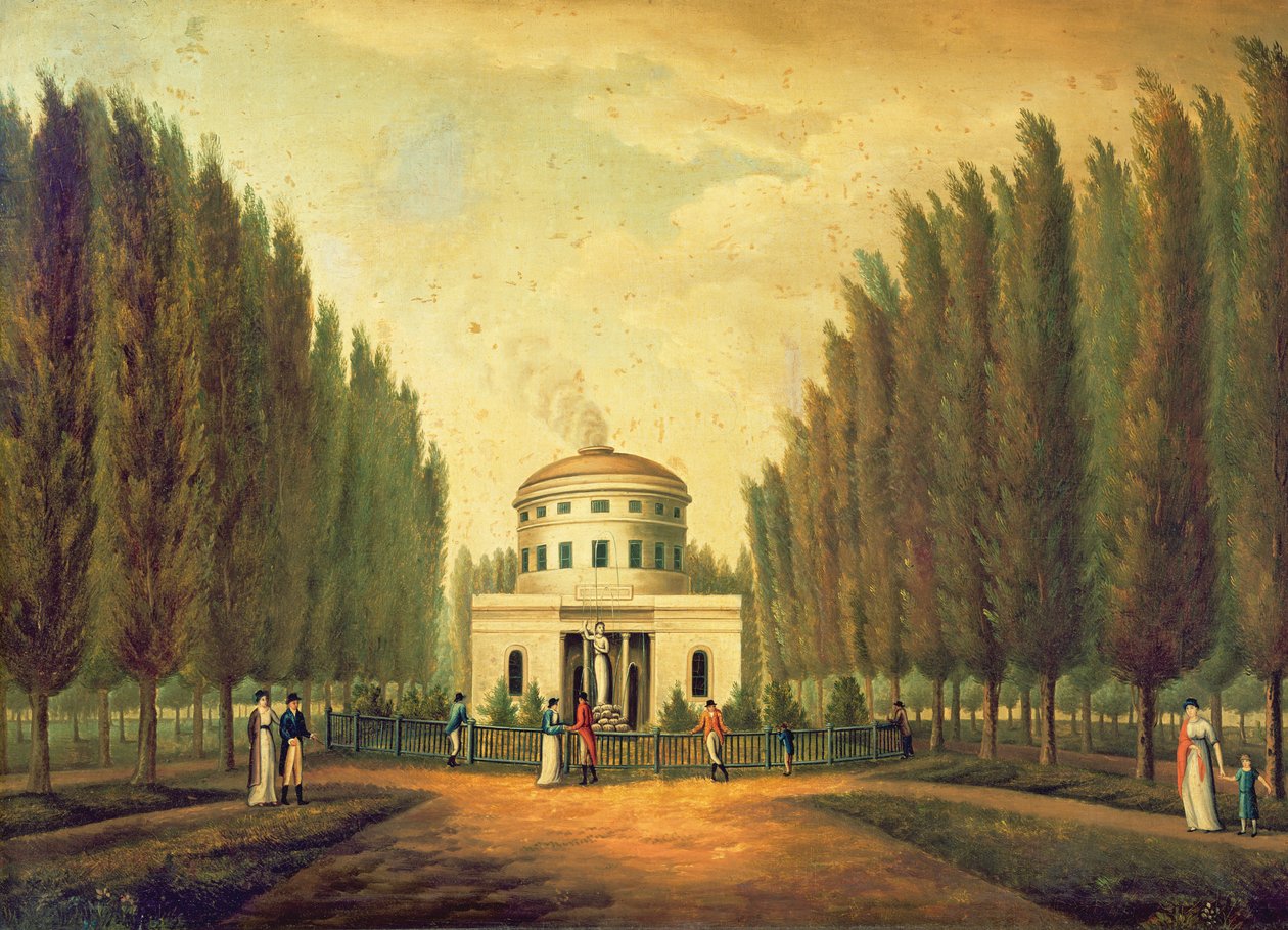 Water Works，Center Square，Philadelphia，c.1815 作者 美国学校