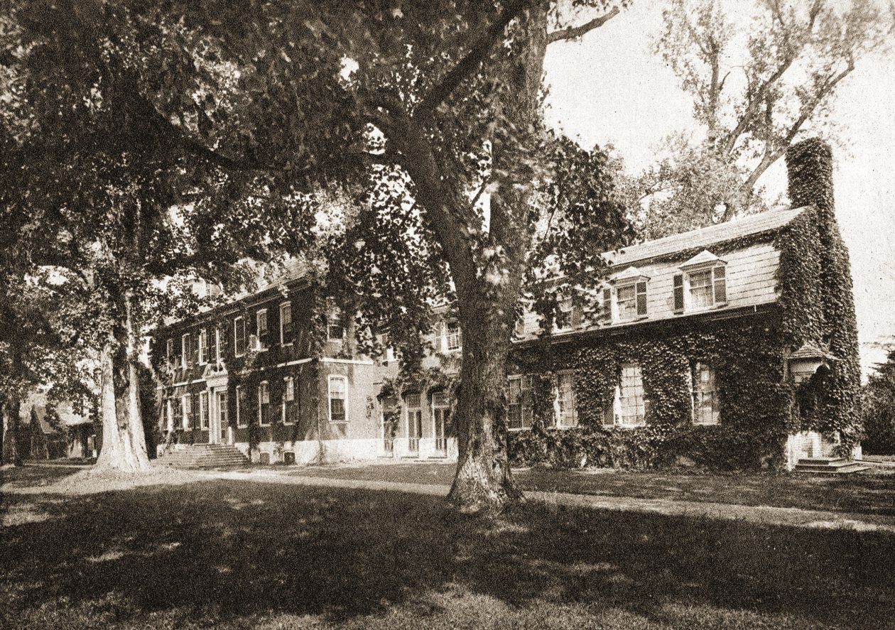 1915年，弗吉尼亚州Westover种植园（棕褐色调凹版印刷） 作者 美国学校