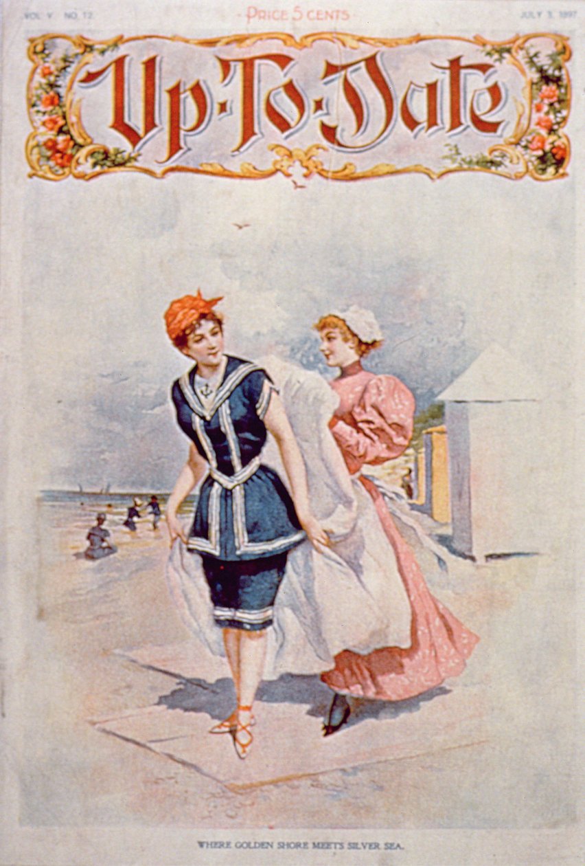 金色海岸遇见银色海洋，最新广告，1897年7月 作者 美国学校