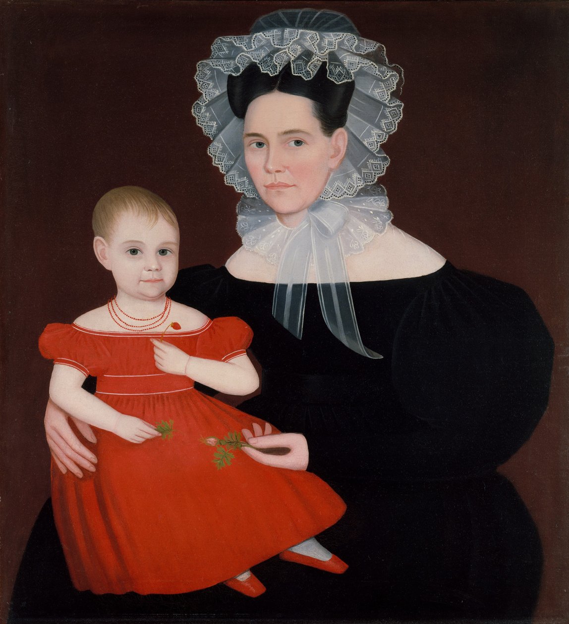 迈耶夫人和女儿，1835-40。 作者 阿米·菲利普斯