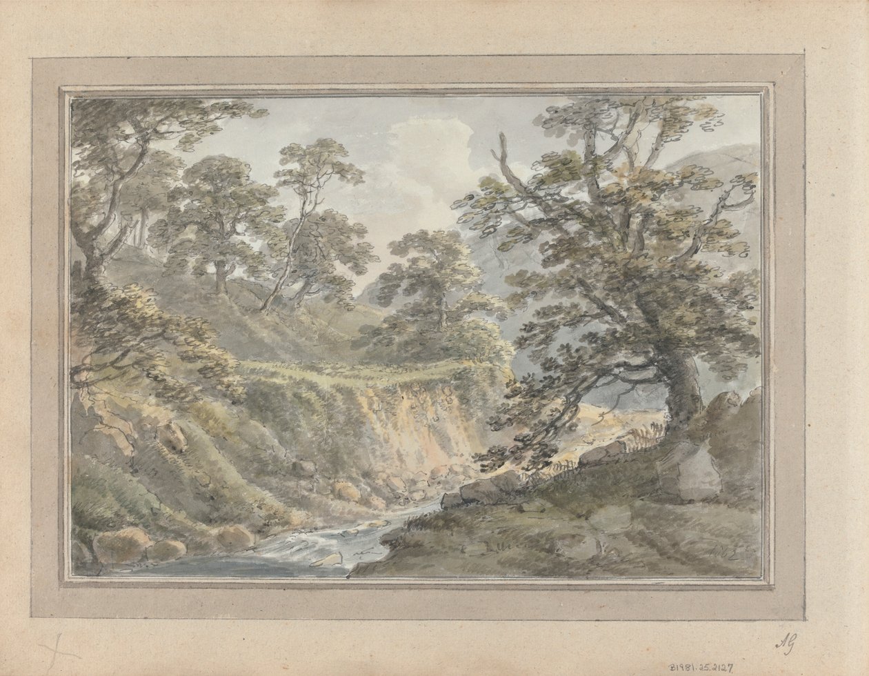 英格兰、苏格兰和威尔士的风景：溪流景观 作者 阿莫斯·格林（Amos Green）