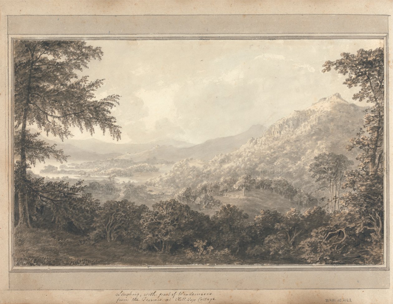 英格兰、苏格兰和威尔士的景观：从山顶别墅露台眺望拉夫里格和温德米尔部分地区 作者 阿莫斯·格林（Amos Green）