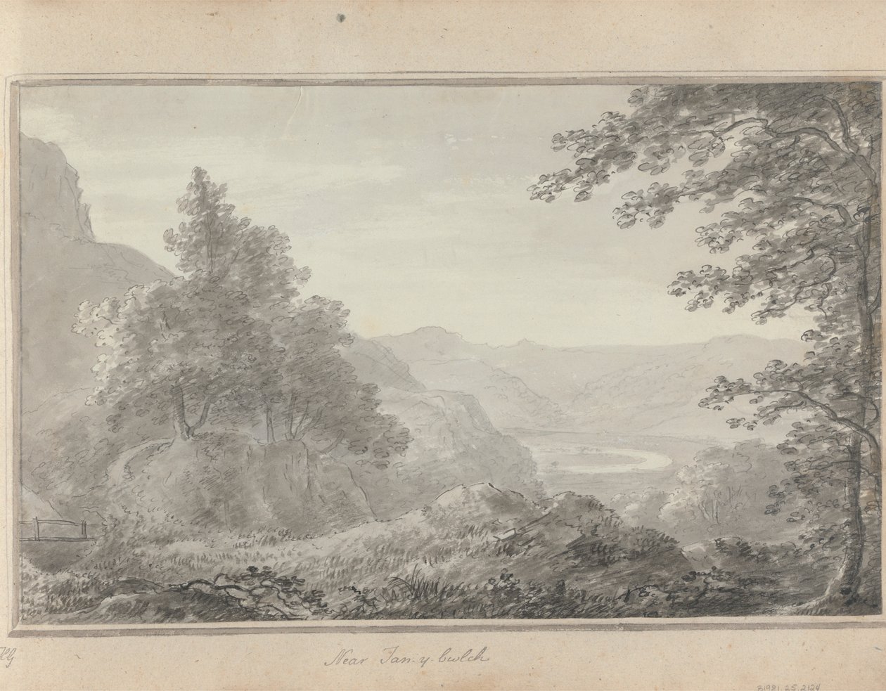 英格兰、苏格兰和威尔士的景观：Tan-y-bwlch 附近 作者 阿莫斯·格林（Amos Green）
