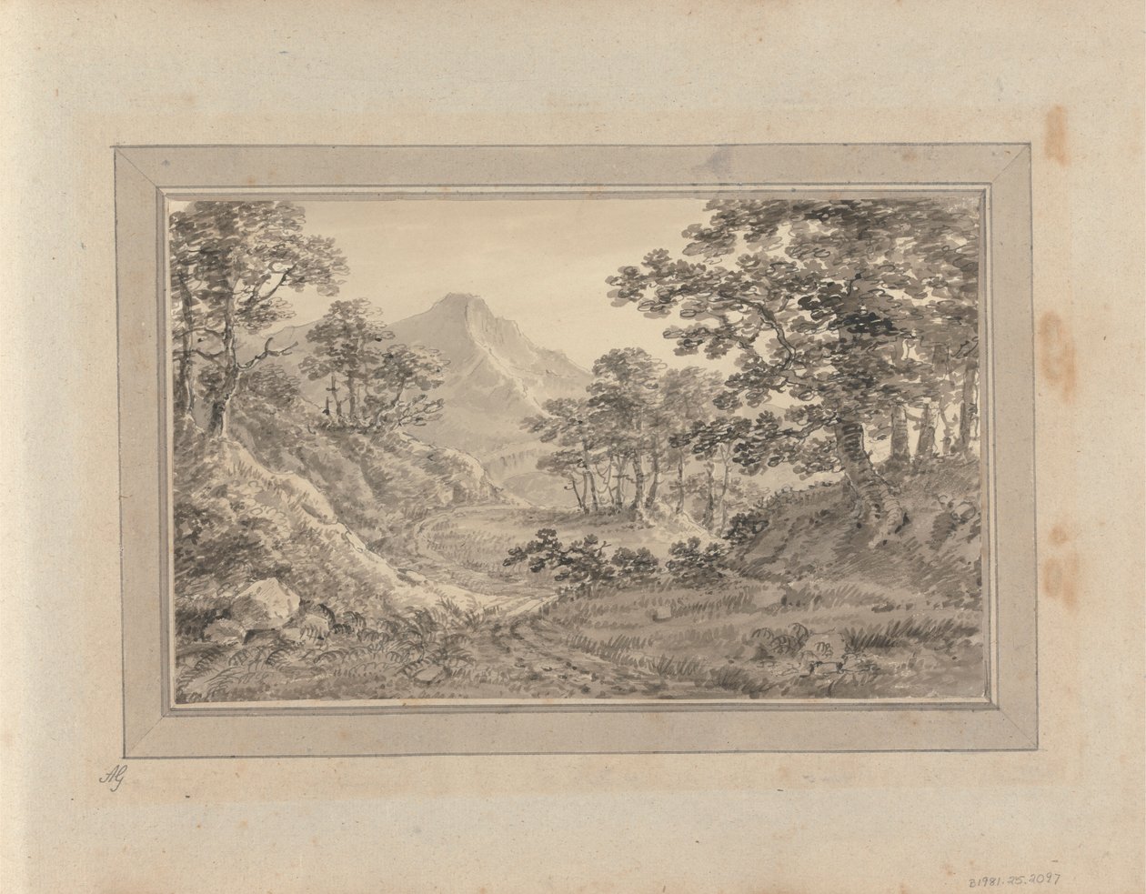 英格兰、苏格兰和威尔士的风景；苏格兰之旅：威本附近的风景？ 作者 阿莫斯·格林（Amos Green）