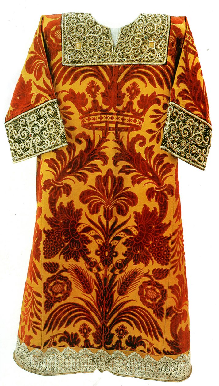 Dalmatic，17世纪中期。 作者 古代俄罗斯艺术