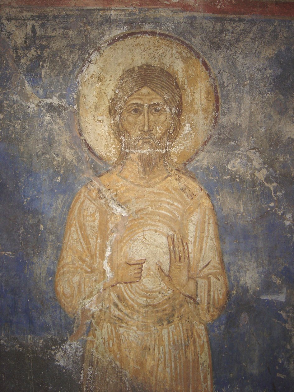 埃德萨（Edessa）的圣阿历克修斯（Saint Alexius），十二世纪 作者 古代俄罗斯壁画