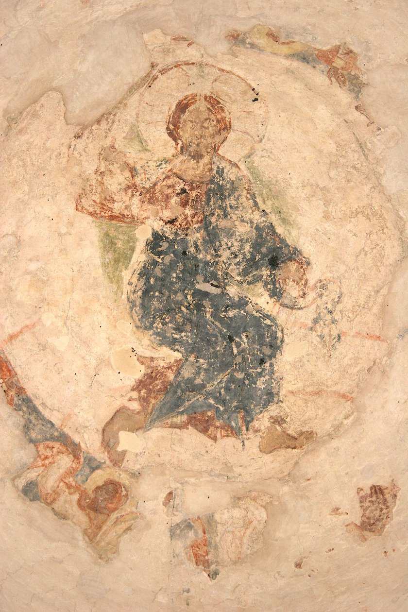 基督升天，1313年 作者 古代俄罗斯壁画