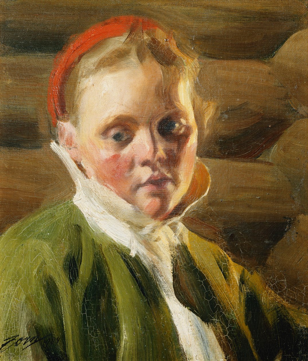Dalecarlian女孩；莫拉库拉，1904年 作者 伦纳德·佐恩与众不同