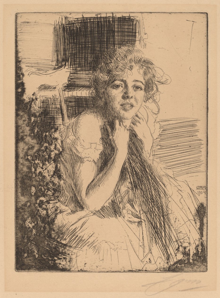 艾玛-拉斯穆森，1904年。 作者 伦纳德·佐恩与众不同