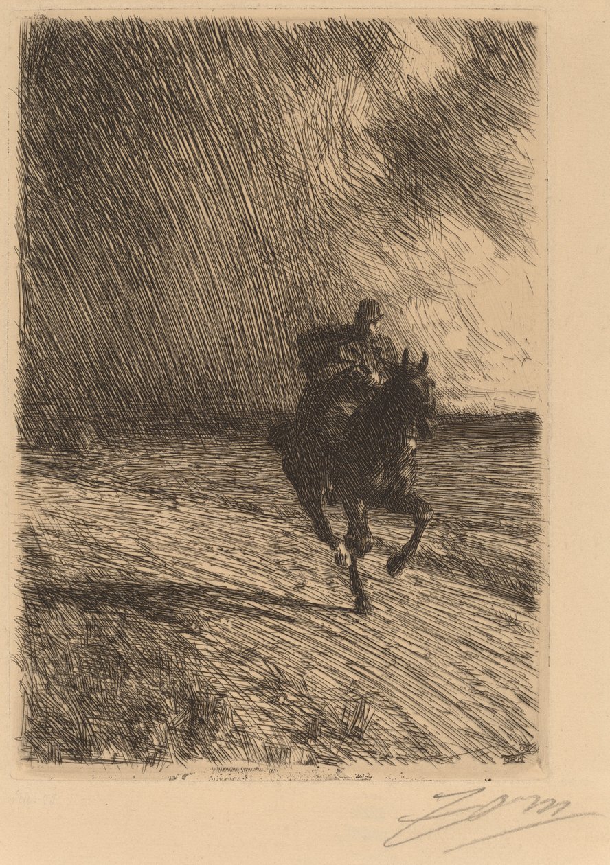 斯托姆，1891年。 作者 伦纳德·佐恩与众不同