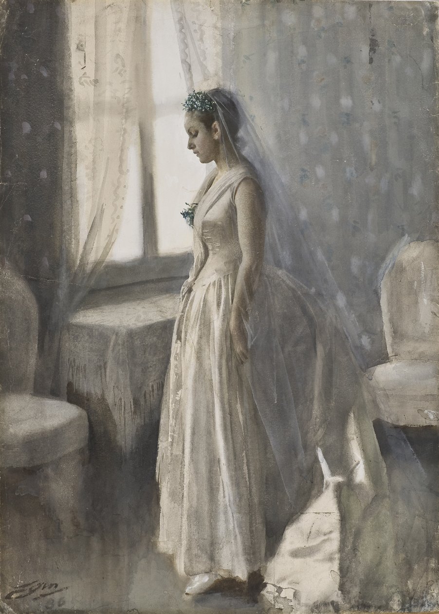 新娘，1886年 作者 伦纳德·佐恩与众不同