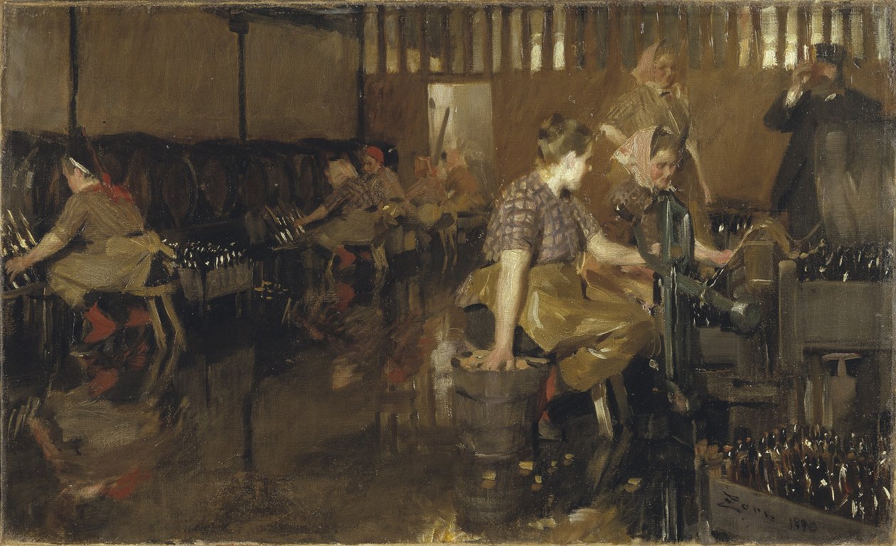 The Little Brewery，1890 作者 伦纳德·佐恩与众不同