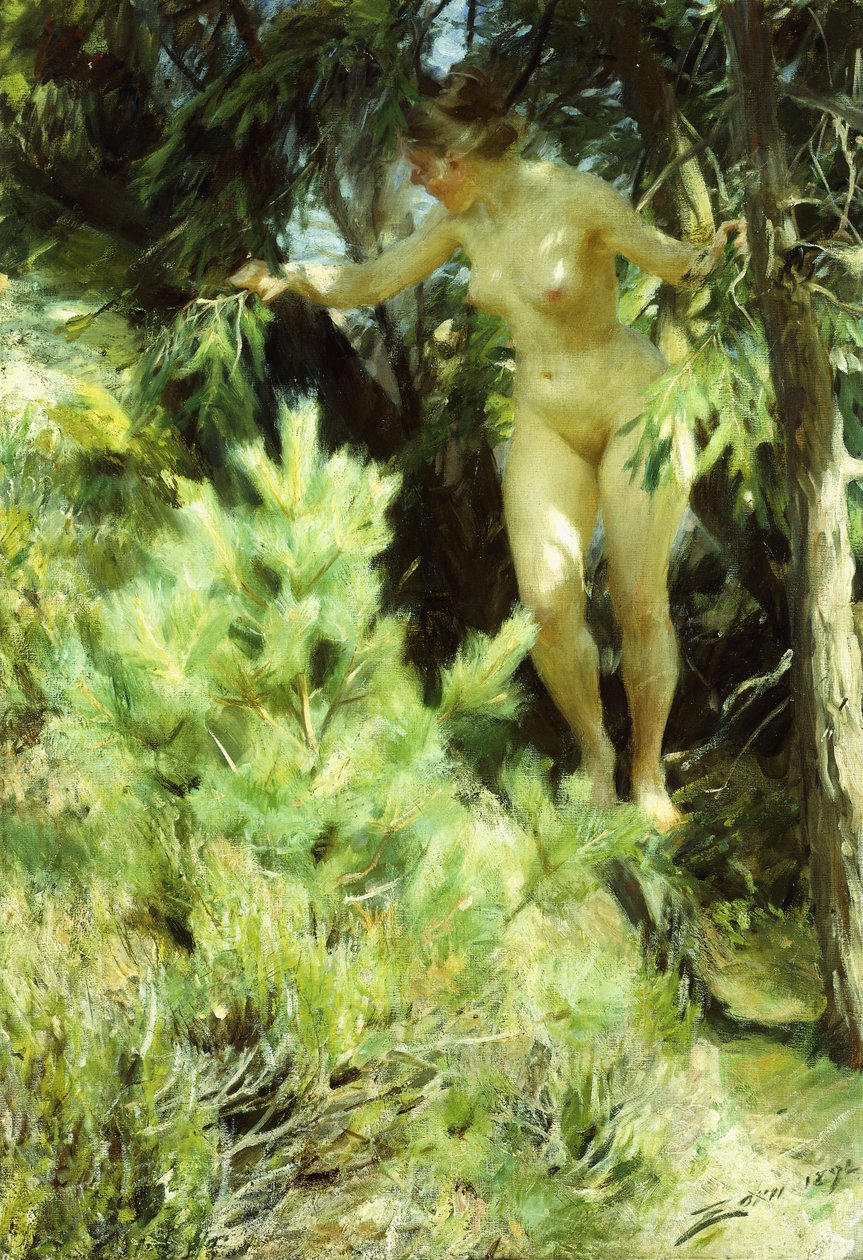 Wood-Sprite，1892年 作者 伦纳德·佐恩与众不同