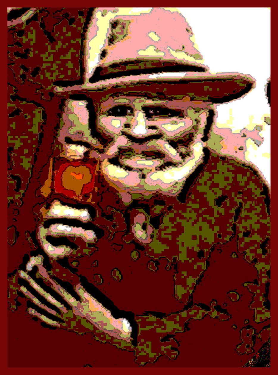 为过去的生活干杯》，2002 年（数字绘画） 作者 