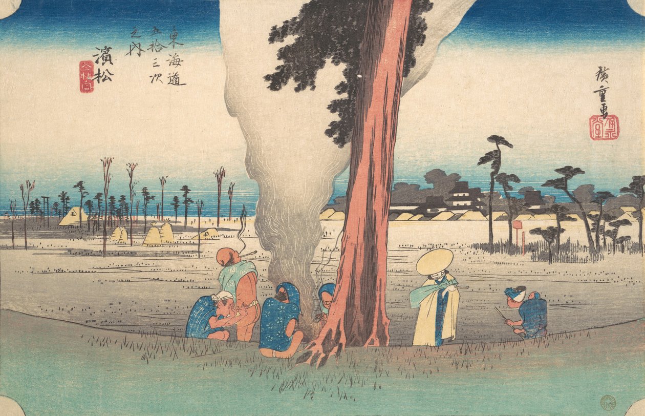 滨松，Toko no Zu，约。1834., ca.1834. 作者 安藤广重