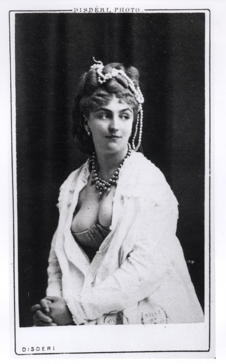 Mery Laurent（1849-1900）1888-1889的肖像 作者 安德烈·阿道夫·尤金·迪斯德里