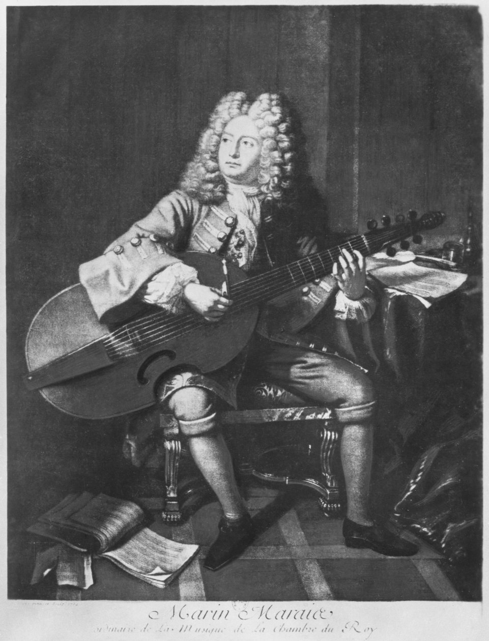 Marin Marais，1704 作者 安德烈·布依斯（Andre Bouys）
