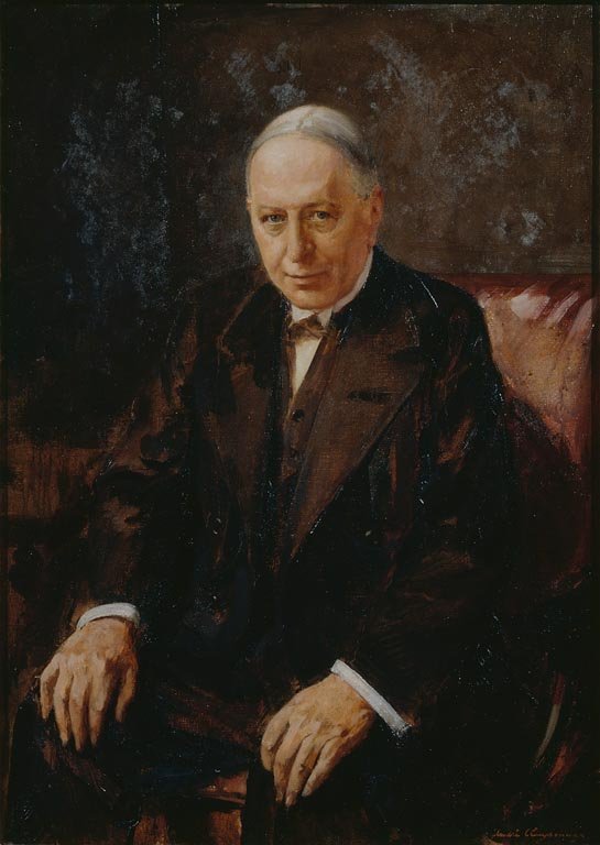 罗伯特查尔莫斯的肖像，第一男爵Chalmers 1858-1938 作者 安德烈·克鲁塞纳（Andre Cluysenaar）