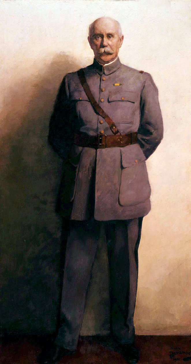 法国元帅Philippe Petain，1932年 作者 安德烈·德文贝兹（Andre Devambez）