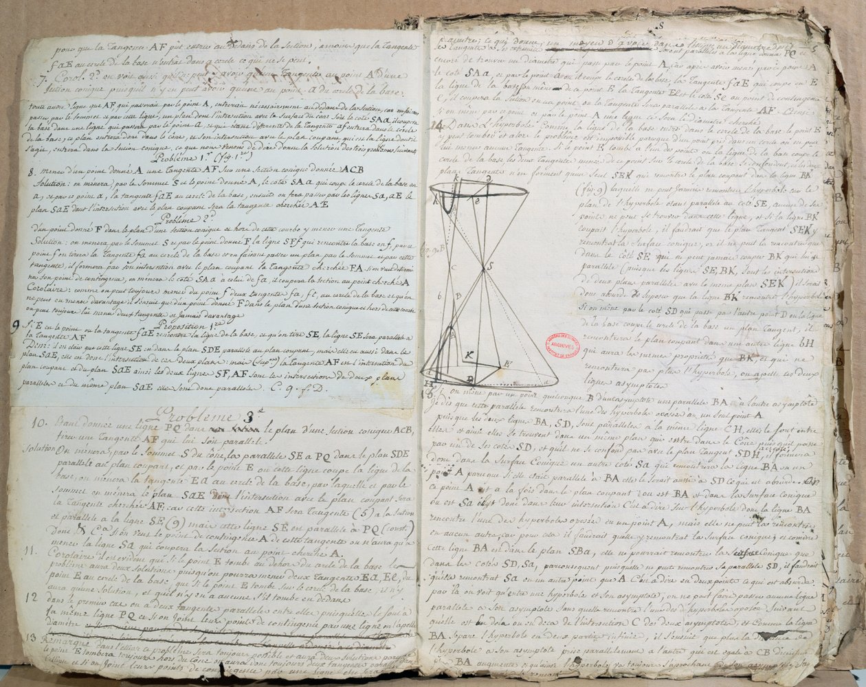 来自Conic Section的198页女士，1788年的纸笔墨水 作者 安德烈·玛丽·安培