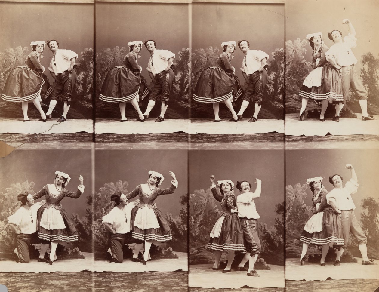 Eugénie Schlosser and Coralli, 1863年。 作者 安德烈·阿道夫·尤金·迪斯德里