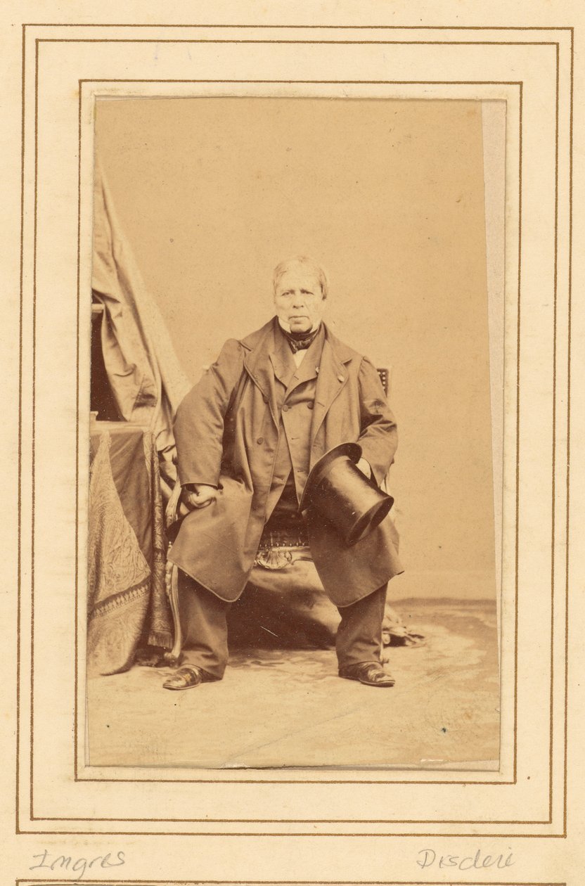 [让-奥古斯特-多米尼克-安格尔（1780 - 1867） 作者 安德烈·阿道夫·尤金·迪斯德里