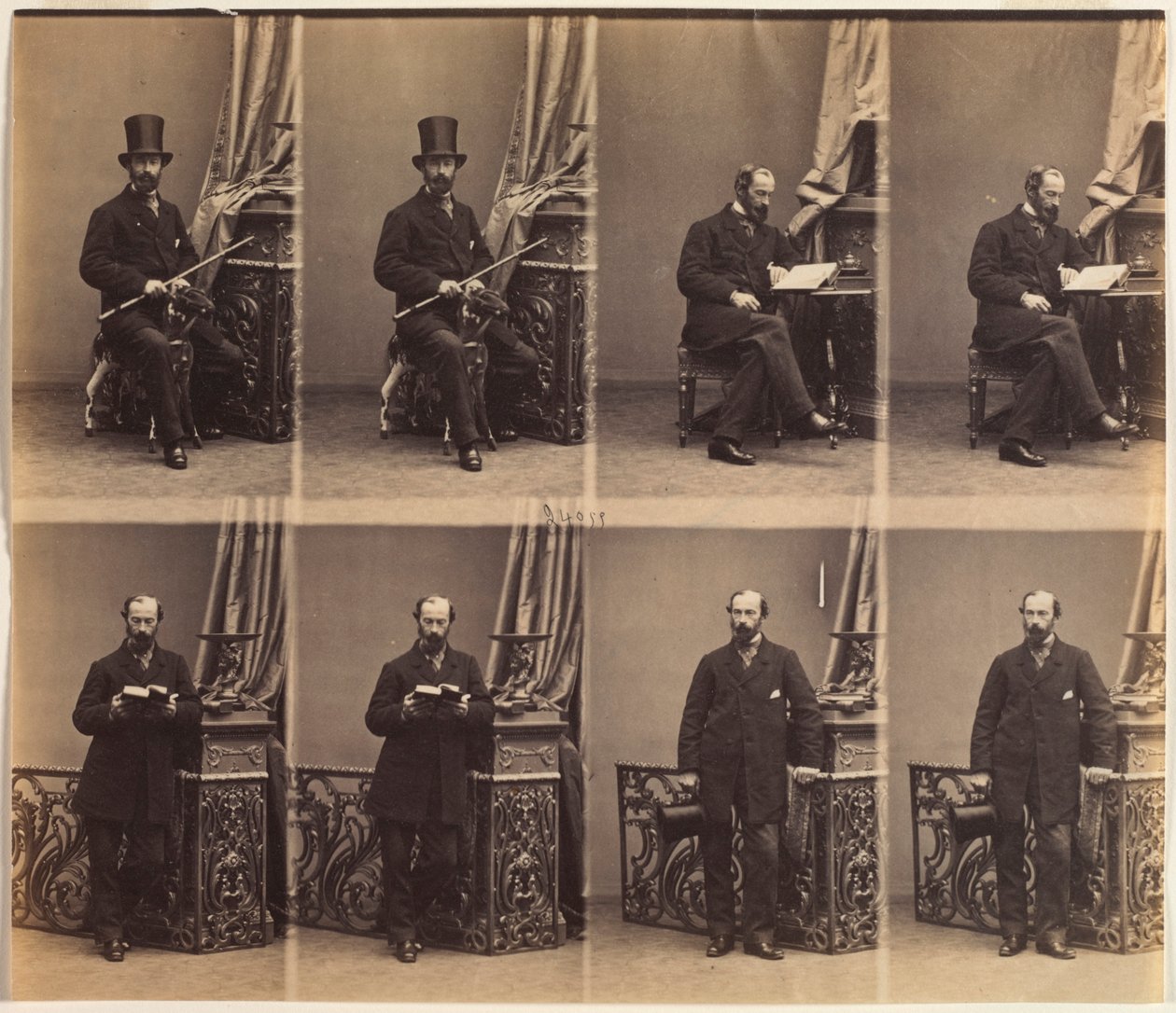 梅伦先生，1861年。 作者 安德烈·阿道夫·尤金·迪斯德里