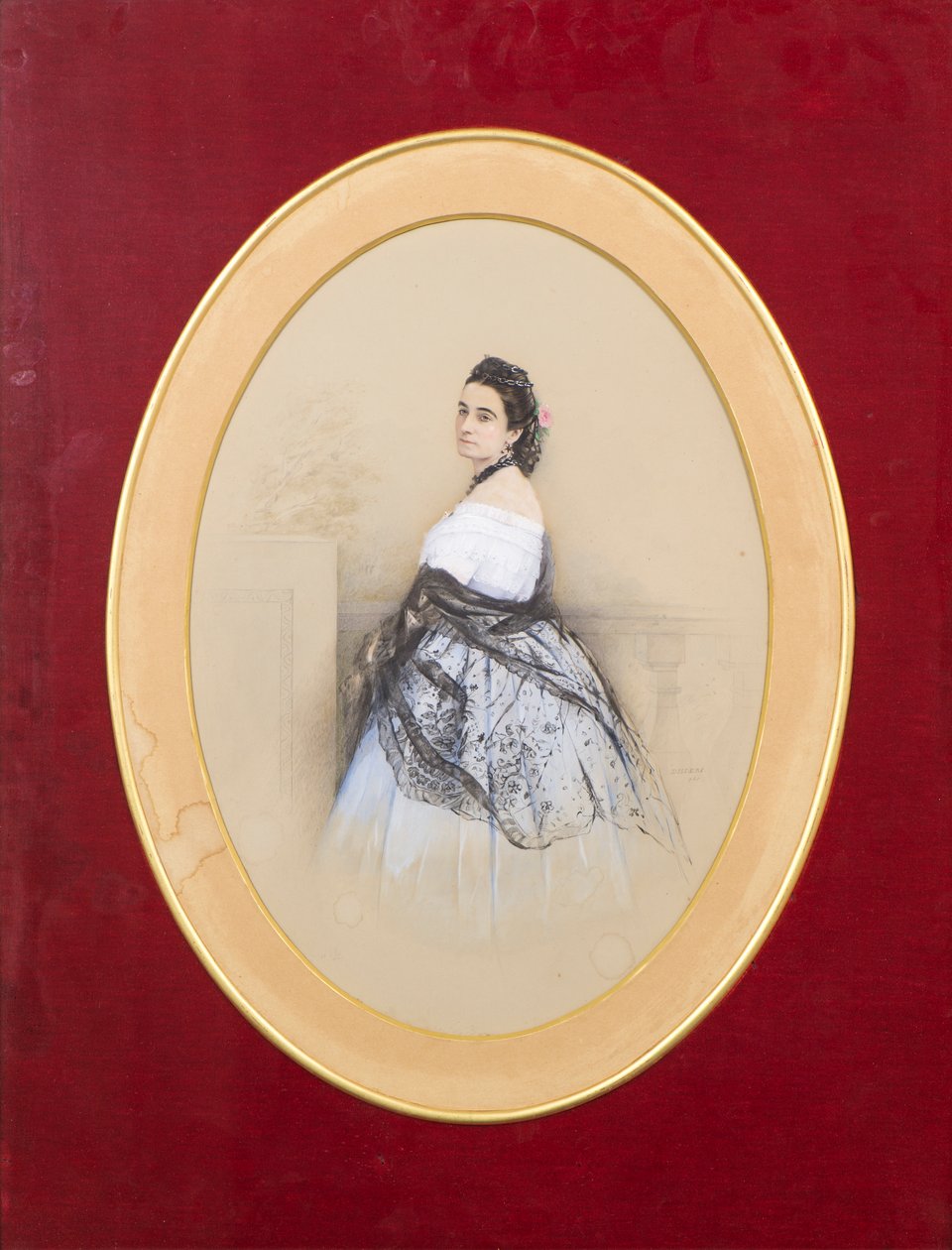 The Hon Mrs Hamilton Duncan (d.1912) 作者 安德烈·阿道夫·尤金·迪斯德里