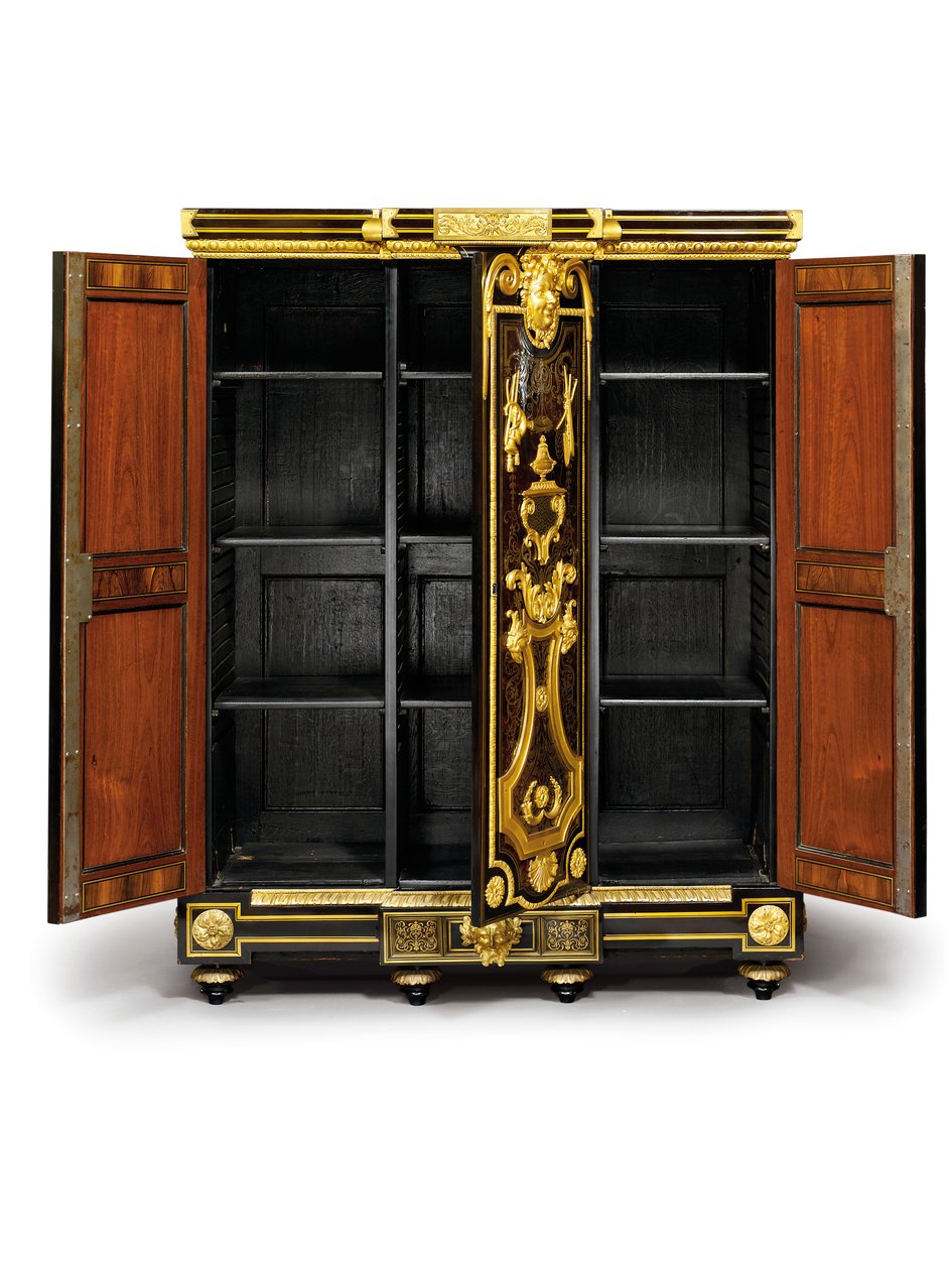 路易十四小甲，约1700-10年（ormolu，黄铜，to，乌木和镶嵌） 作者 安德烈·查尔斯（去）布勒