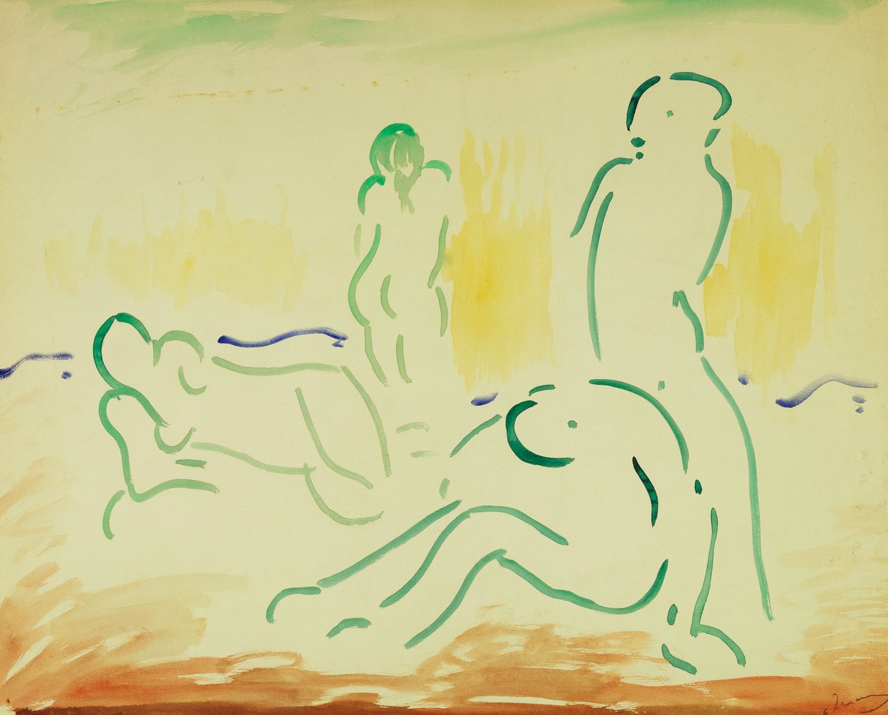 Bathers; Baigneuses 作者 安德烈·德雷恩