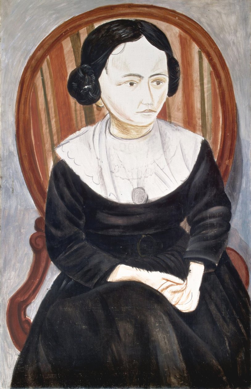 黑衣女孩，约 1913 年（布面油画） 作者 安德烈·德雷恩