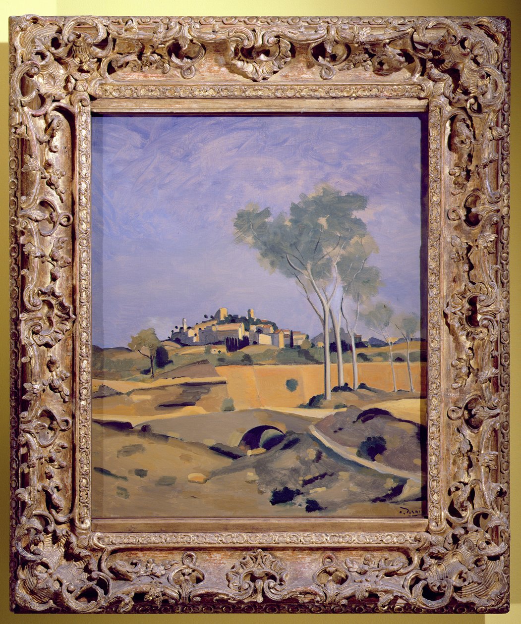 米迪风景，约 1932 年（布面油画） 作者 安德烈·德雷恩