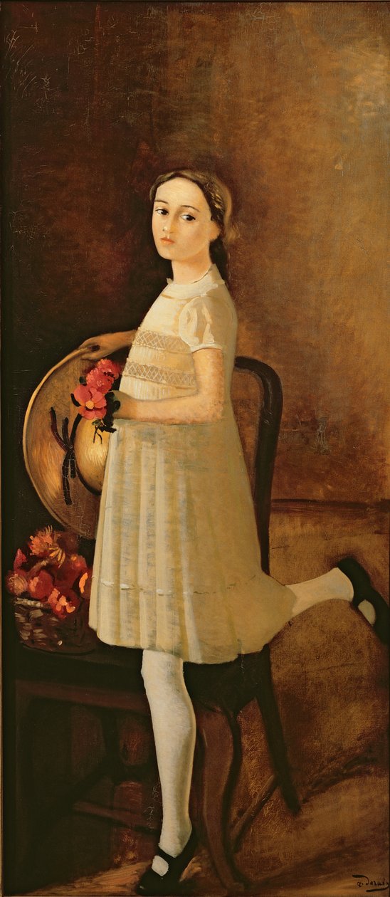 画家的侄女》，约 1931 年（布面油画）（另见 287564） 作者 安德烈·德雷恩