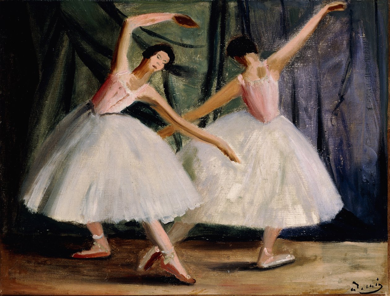 双人舞；Deux Danseuses 作者 安德烈·德雷恩