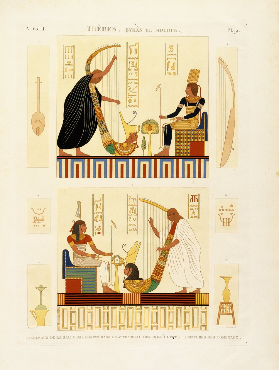 底比斯（Byban el Molouk），底比斯（c.1809-1812） 作者 安德烈·杜特尔特