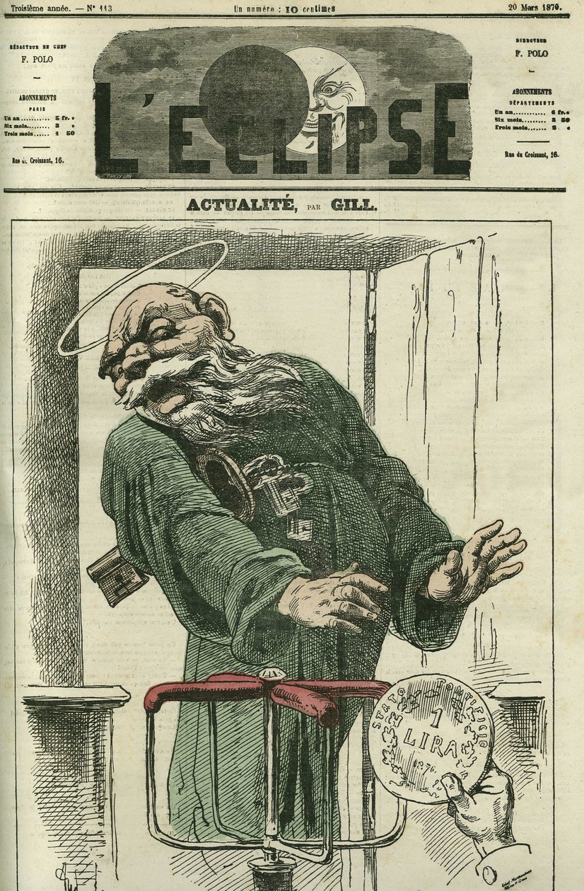 Actualite, St. Peter refusing the Pope