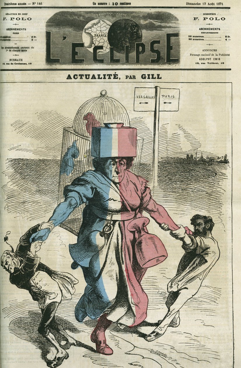 Actualite，由保皇党和共和派组成的共和国。 Gill 的“L