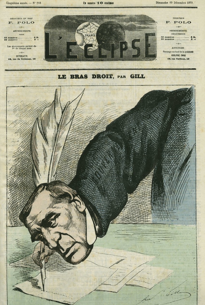 Barthelemy Saint-Hilaire Saint-Hilaire (Saint Hilaire) (1805-1895), French philisopher, journalist, and statesman. Cover in “” L