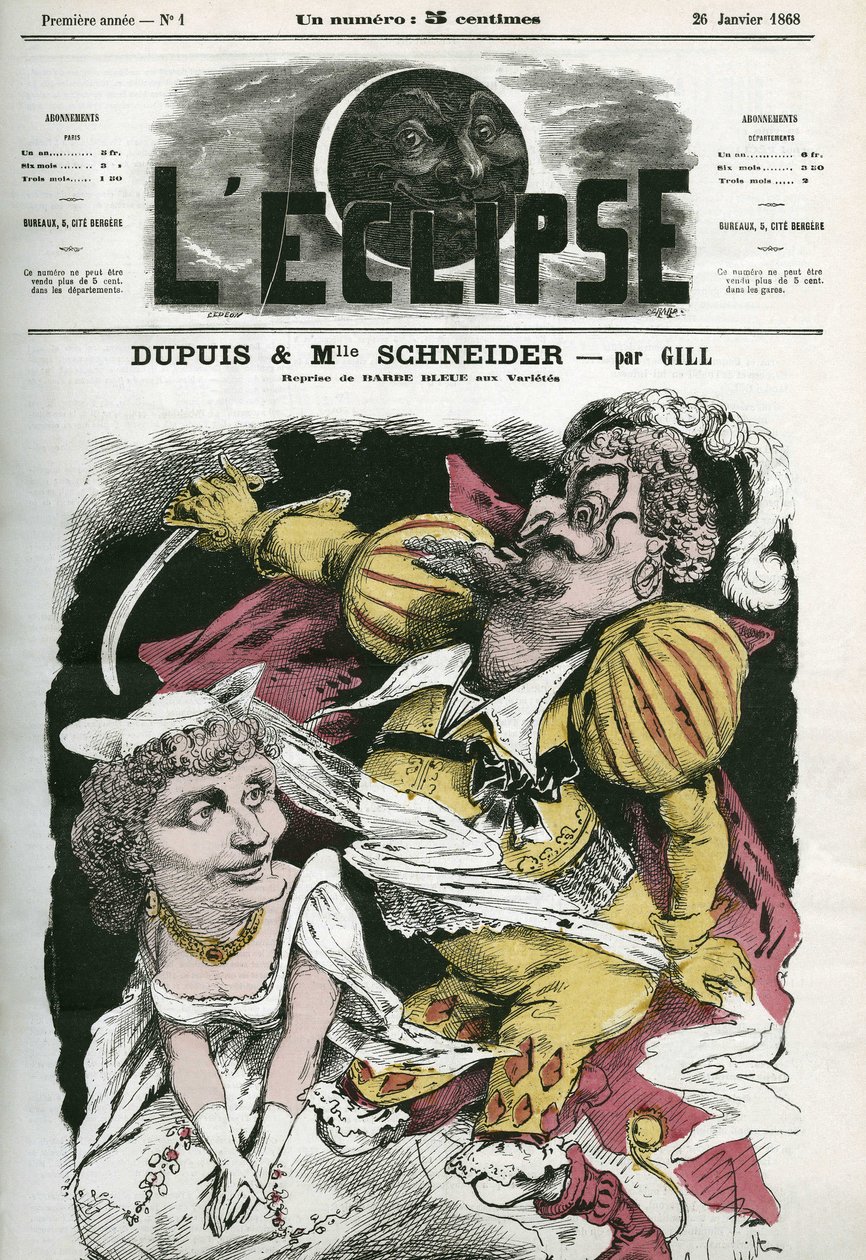 Beard-Bleue, opera food on Offenbach