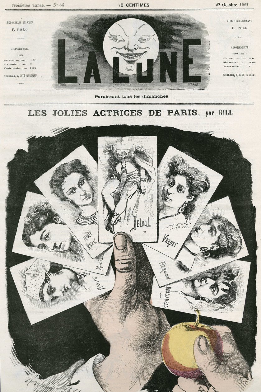 Gill的漫画，载于《La Lune》，10月27日 作者 安德鲁·吉尔