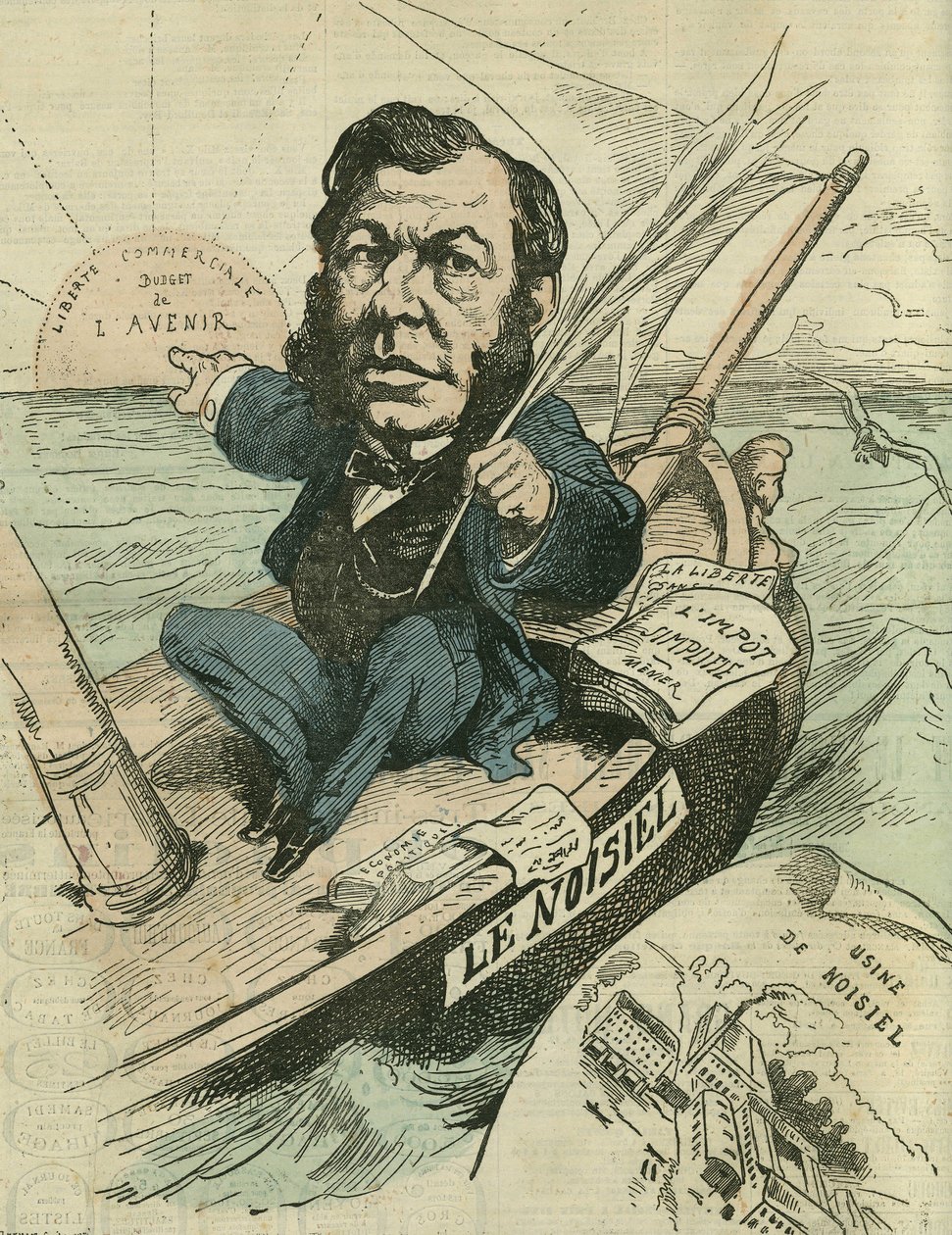 Emile-Justin Menier (1826-1881), industrial chocolatier and deputer republican. in “L