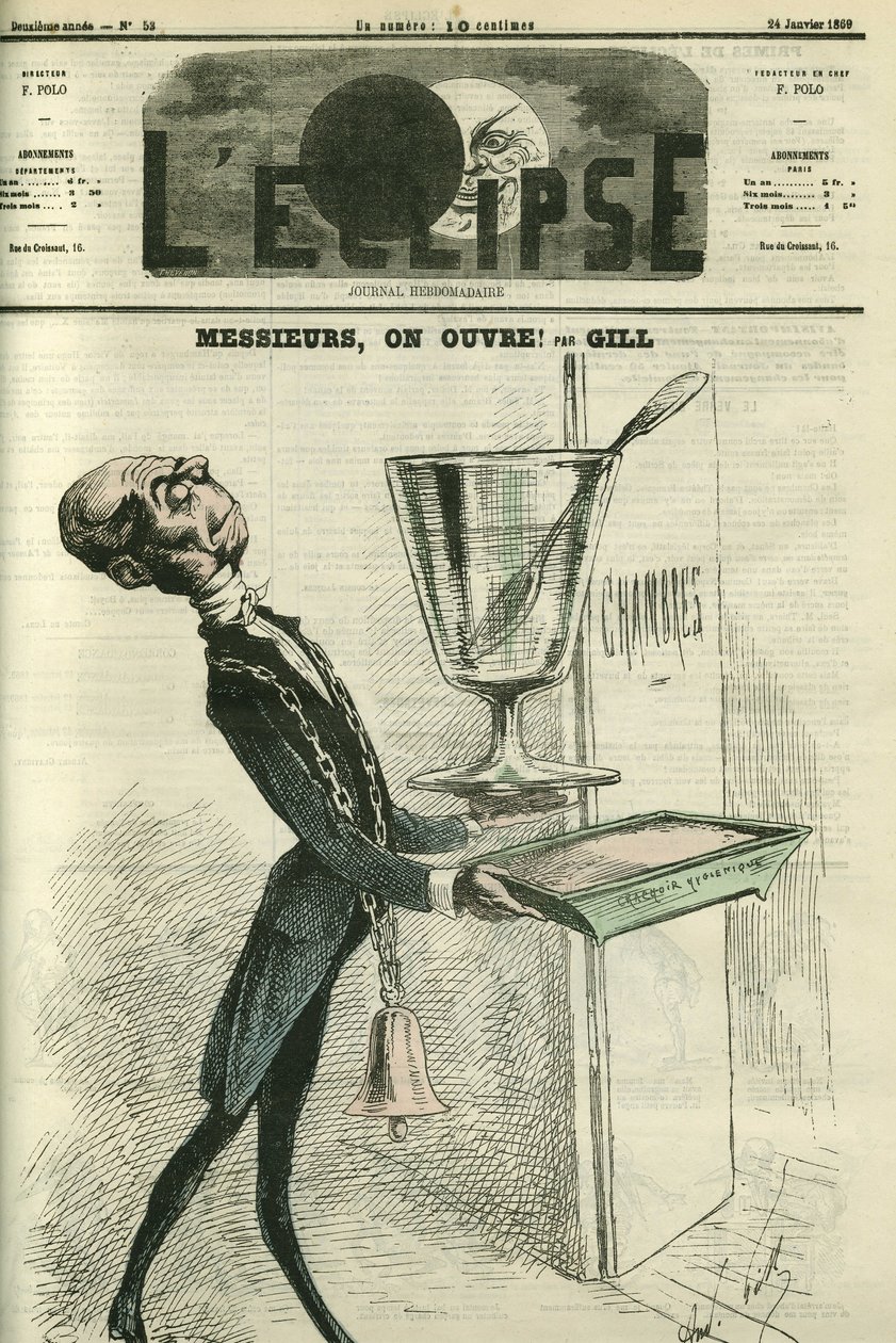 Gentlemen, open up! , opening of the Deputes chambers. Cover in “” L