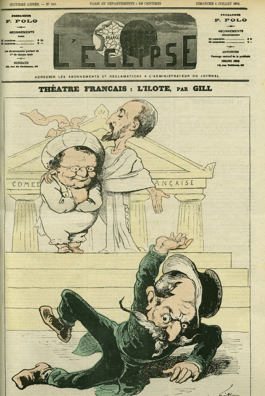 Illustration of a comedie piece “” L