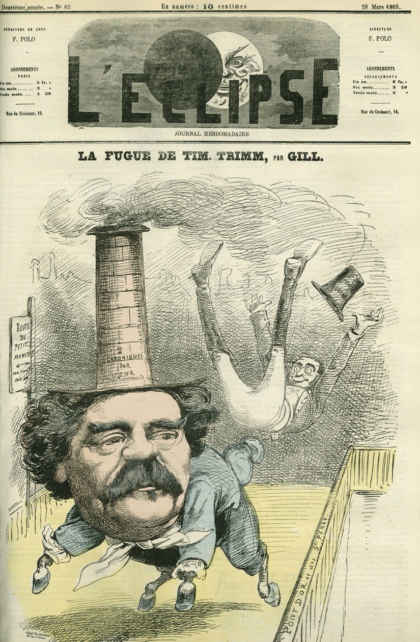 Leo Lespes dit Timothy Trim (1815-1875)，法国记者。 Gill 的“L