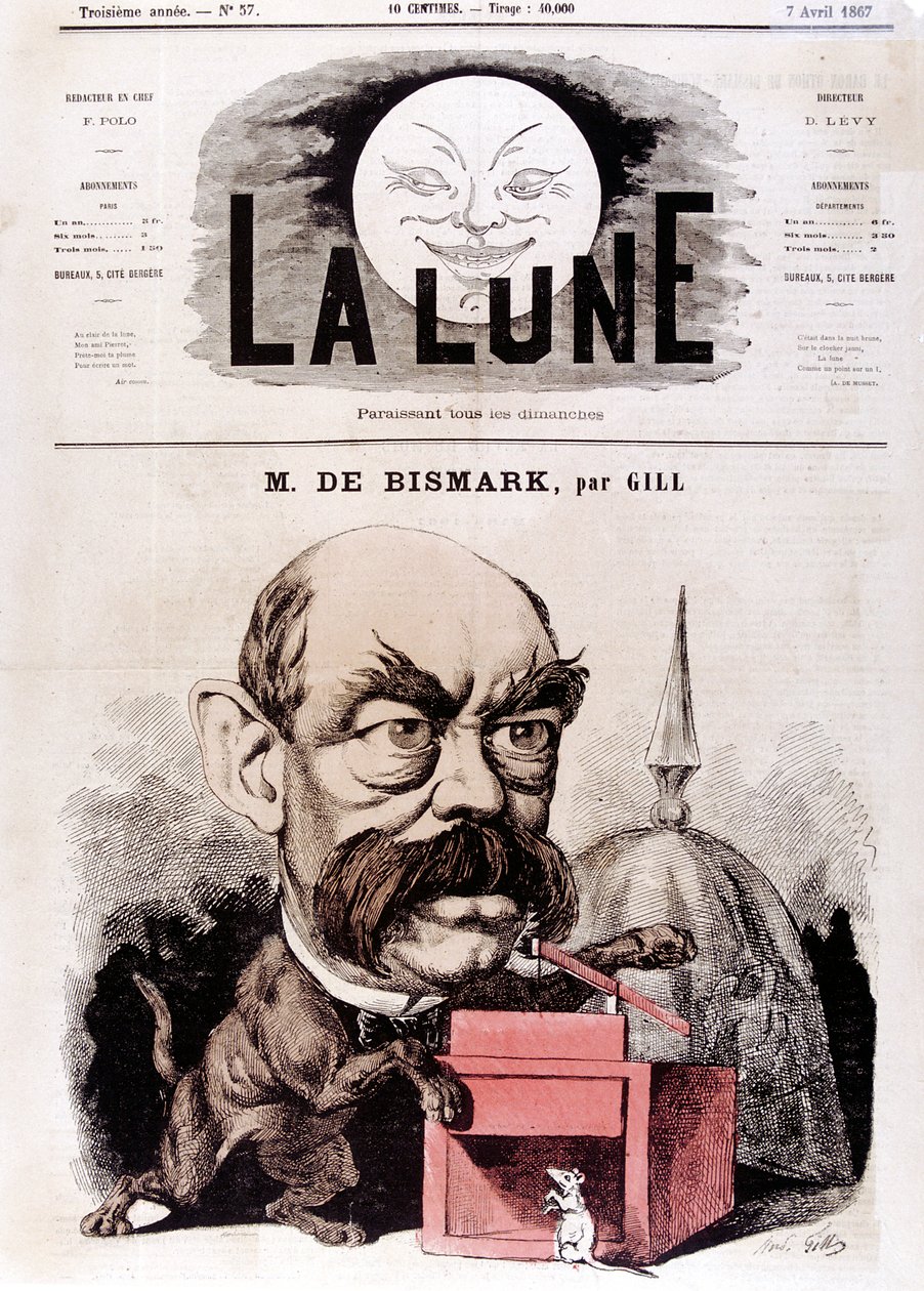 奥托·冯·s斯麦德国政治家，保守党副代表兼督察，1867年 作者 安德鲁·吉尔