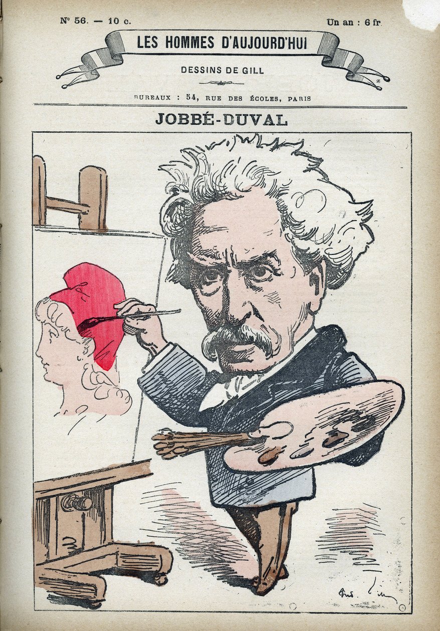 Portrait of Armand Felix Maris Jobbe-Duval Jobbe Duval (1821-1889), French painter and politician. Cartoon by Gill, Paris. 作者 安德鲁·吉尔