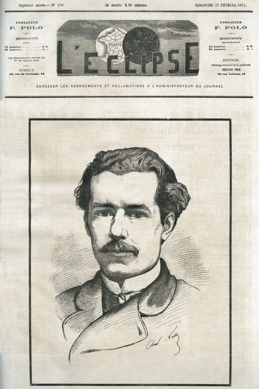 Portrait of Francois Polo, founder of “” L