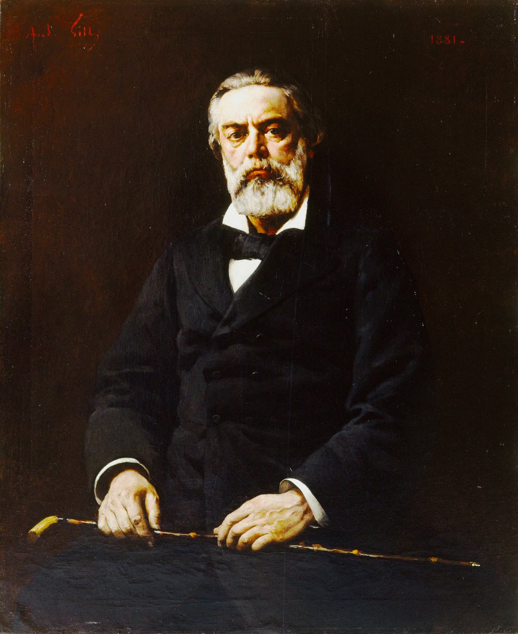 Jules Vallès 1832-1885年的肖像，1881年。 作者 安德鲁·吉尔