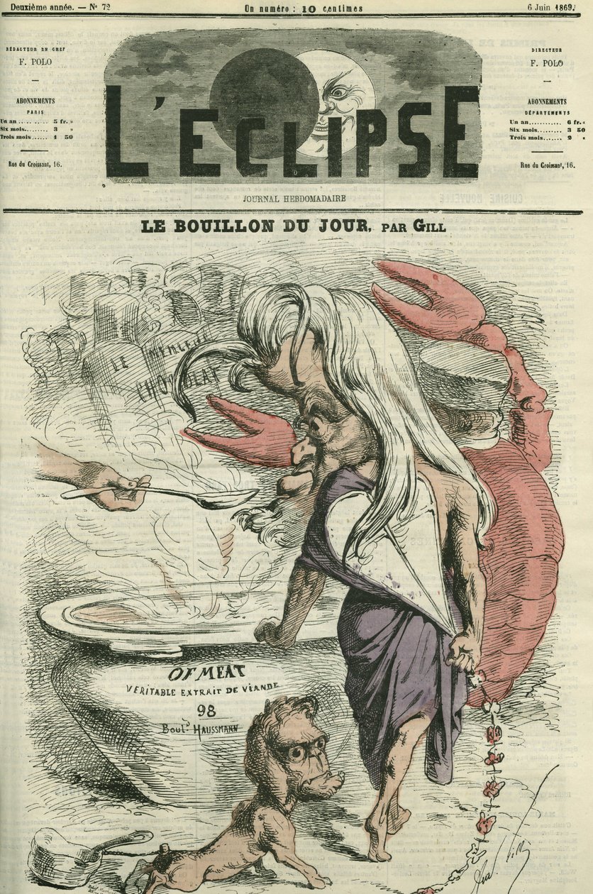 当天的肉汤，“of-meat”的插图，肉提取物。 Gill 的“L